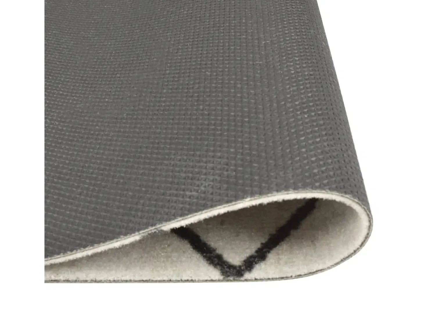 Alfombra de cocina lavable terciopelo cuadrados 60x180 cm ES260918