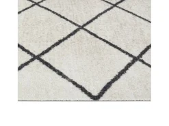 Alfombra de cocina lavable terciopelo cuadrados 60x180 cm ES260918