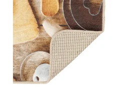 Clicnbuy Alfombra De Cocina^Alfombra de cocina lavable antideslizante 60x180 cm Multicolor