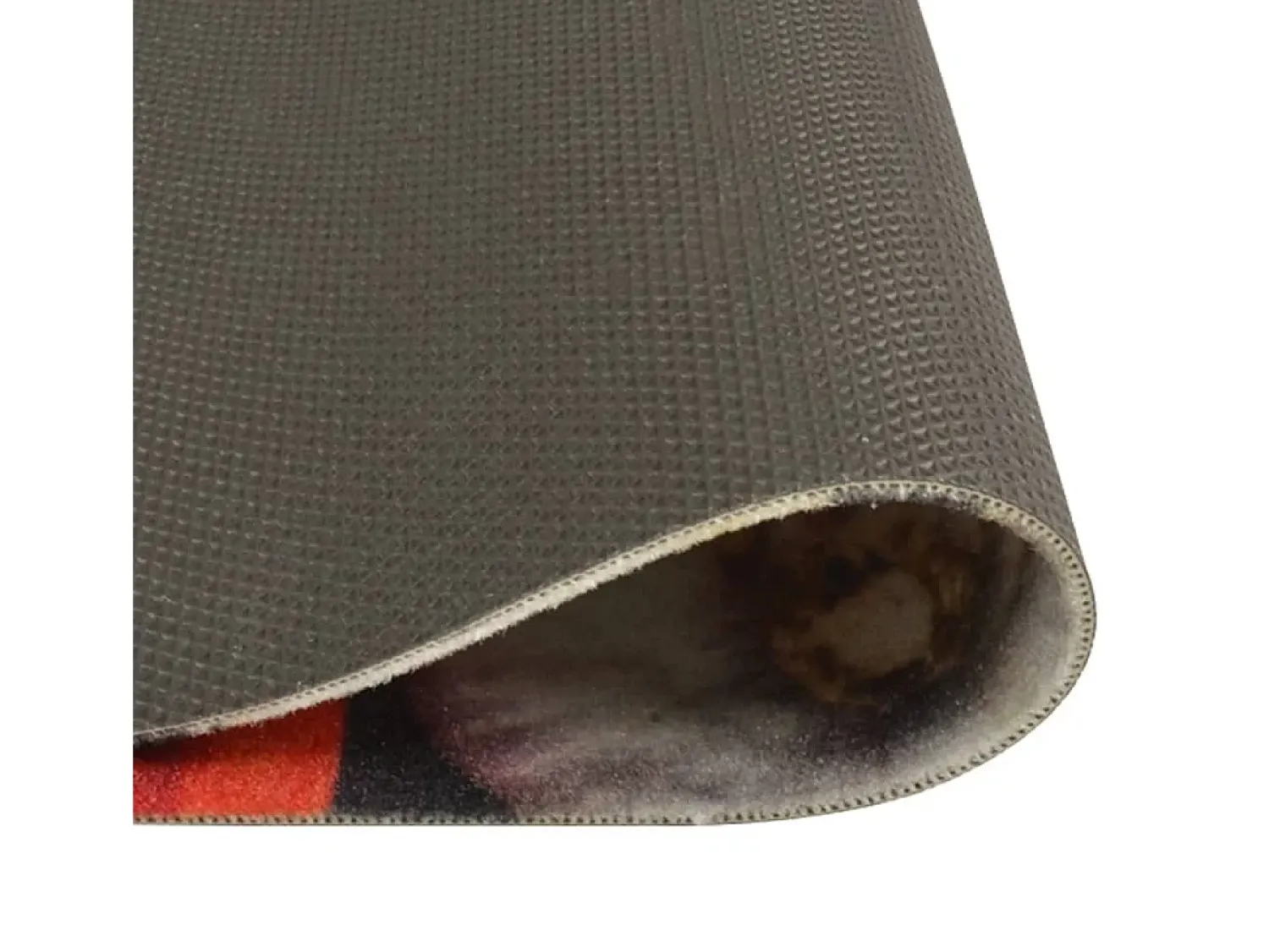 Outlet Alfombra de cocina lavable terciopelo dibujo vino cena 60x180cm ES749914 Multicolor