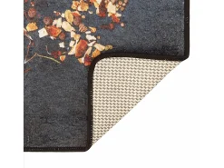 Clicnbuy Alfombra De Cocina^Alfombra de cocina lavable antideslizante 60x180 cm Multicolor