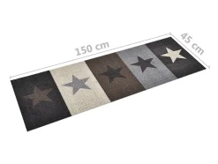 Hot Alfombra de cocina lavable Star 45x150 cm ES176598 Multicolor