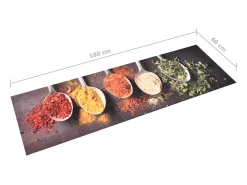 Clearance Alfombra de cocina lavable Spoons 60x180 cm ES662200 Multicolor