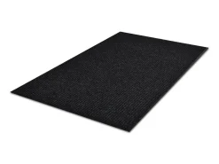 Alfombra de entrada de PVC negra, 120 x 180 cm ES804562