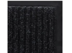 Alfombra de entrada de PVC negra, 120 x 180 cm ES804562