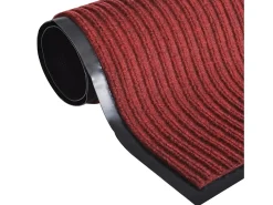 Alfombra de entrada de PVC roja, 120 x 180 cm ES991902