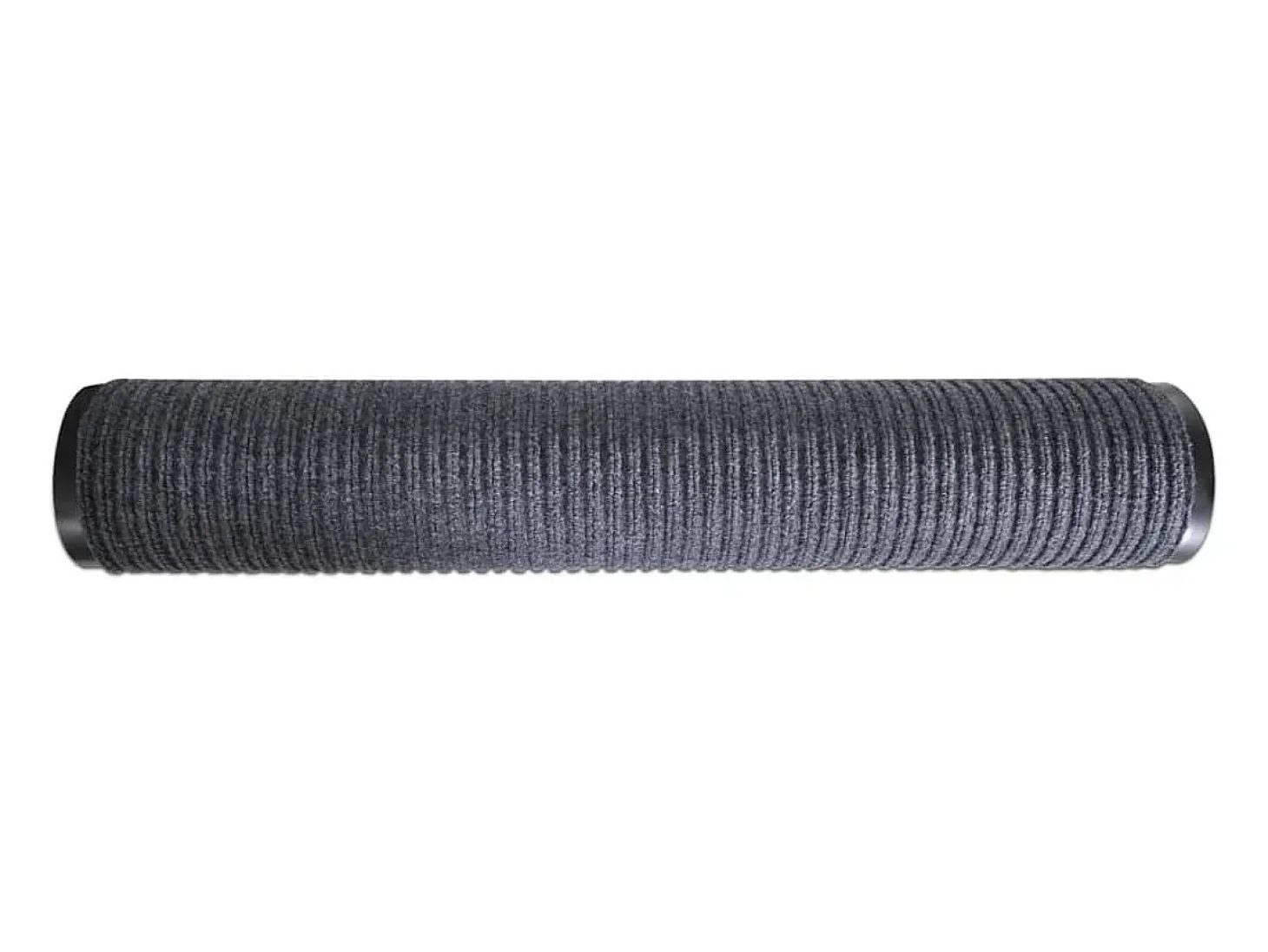 Alfombra de entrada PVC gris 90x120 cm ES678589