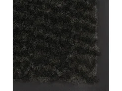 Felpudo^Alfombra de entrada rectangular de nudo 80x120 cm negra ES532702 Negro