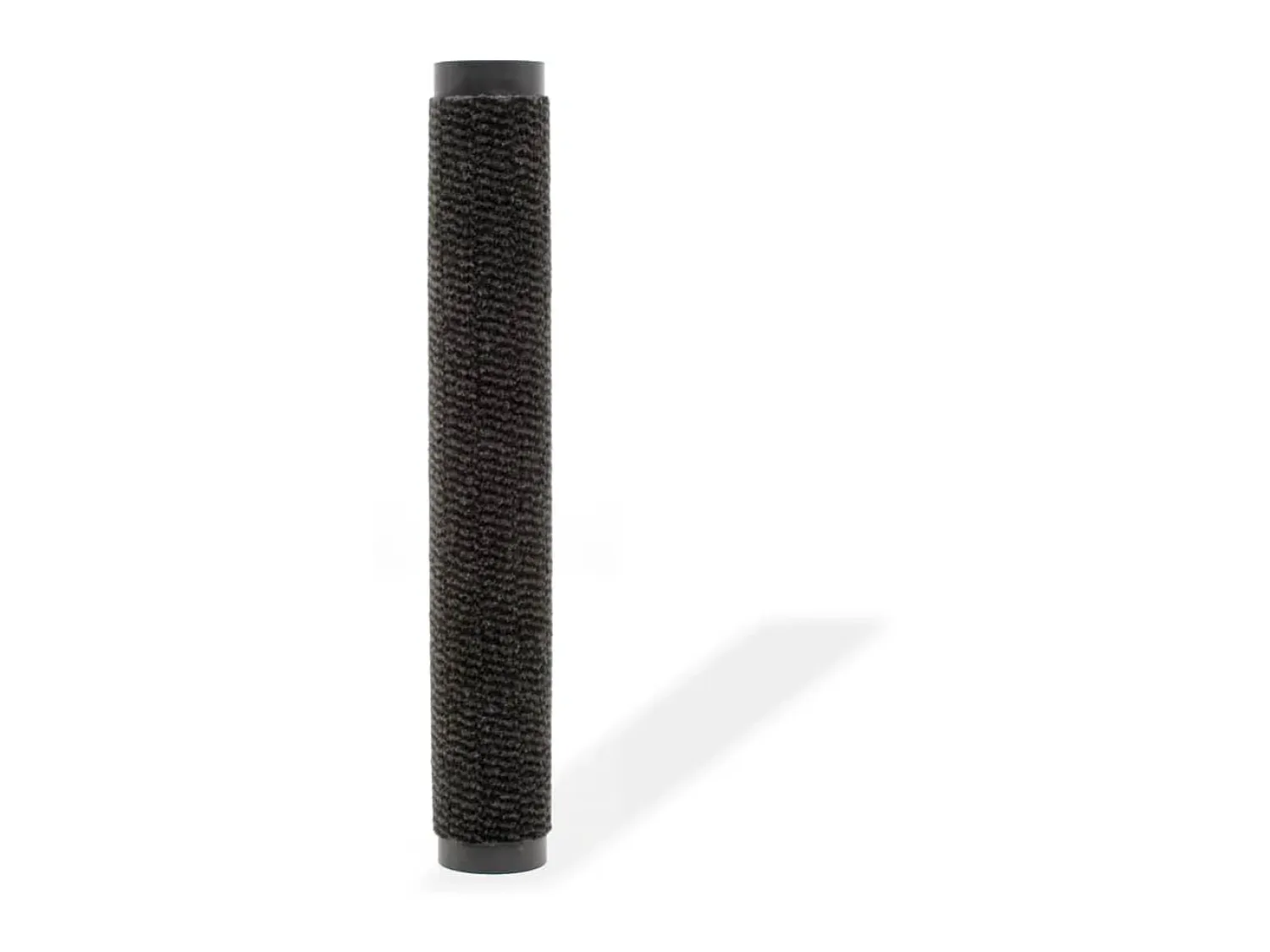 Felpudo^Alfombra de entrada rectangular de nudo 80x120 cm negra ES532702 Negro