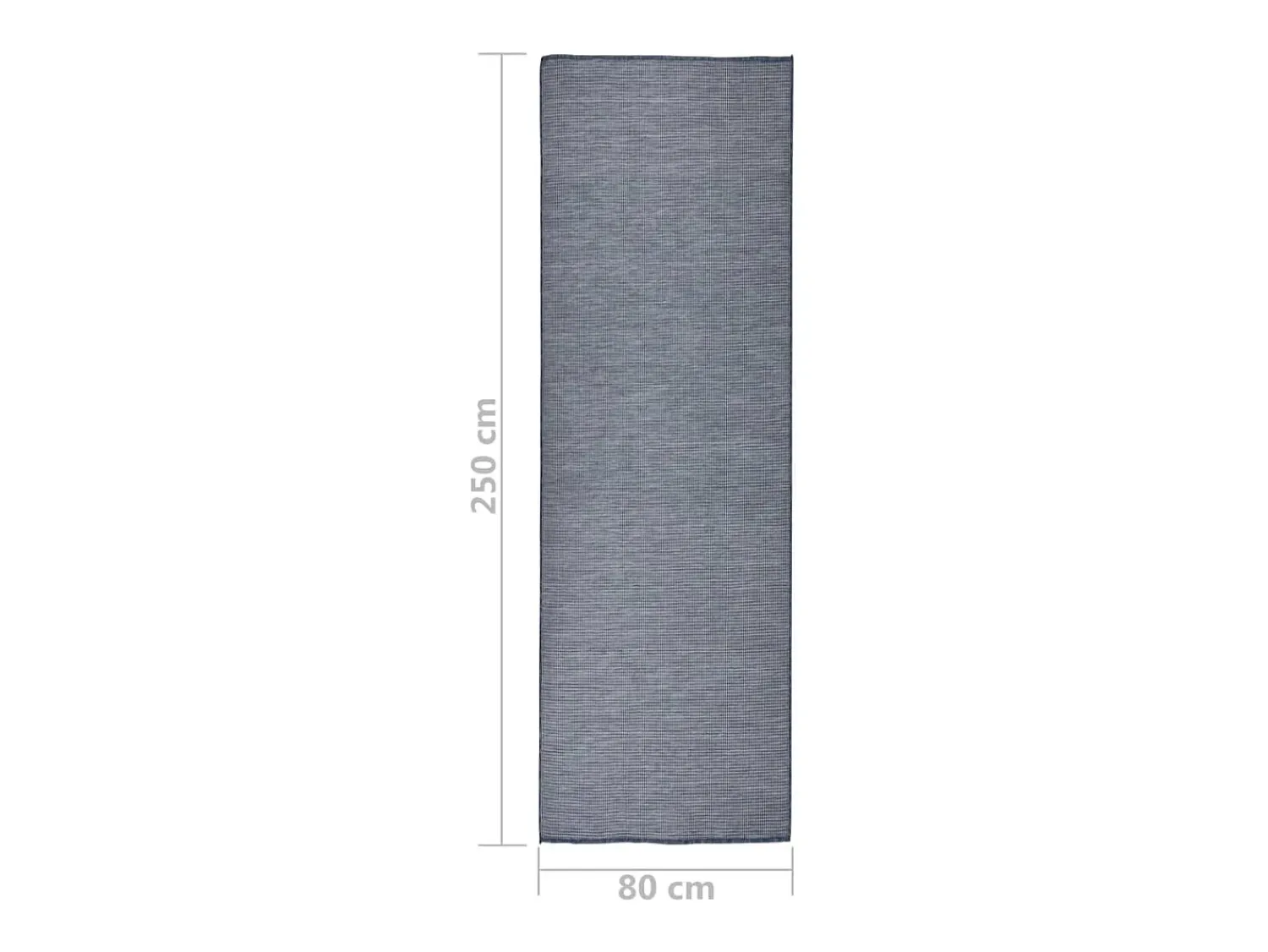 Discount Clicnbuy Alfombra de exterior de tejido plano 80x250 cm Azul
