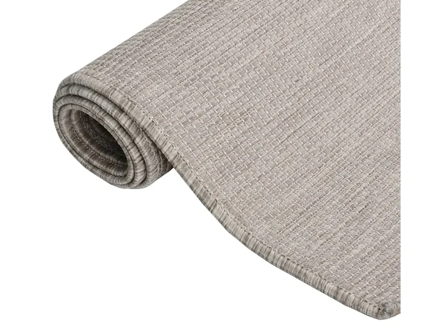 Alfombra De Salón^Alfombra de exterior de tejido plano gris taupe 120x170 cm ES92873 Topo