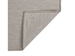 Clicnbuy Alfombra de exterior de tejido plano gris taupe 140x200 cm Topo