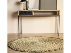 Clearance Alfombra de Fibra natural Natural 0 x 140- Less Marru00f3n