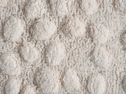 Alfombra de lana 100% tufté a mano con efecto guijarros, 160 x 230, Marfil, ORABEL