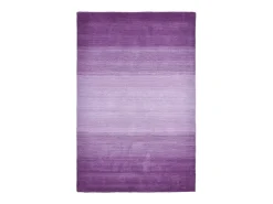 Alfombra de lana con degradado de color 90x160 cm Morado Wool Comfort