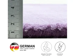 Alfombra De Salón^Alfombra de lana con degradado de color 160x230 cm Morado Wool Comfort Violeta