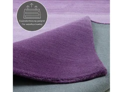 Alfombra De Salón^Alfombra de lana con degradado de color 160x230 cm Morado Wool Comfort Violeta