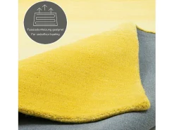 Alfombra De Salón^Alfombra de lana con degradado de color 60x90 cm Wool Comfort Amarillo