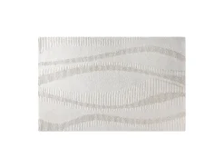 Hot OZAIA Alfombra de lana con relieve 100% hecha a mano, 200 x 290 cm, , SIRELIA Marfil