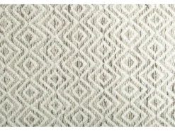 Alfombra de lana de estilo escandinavo 130x190 cm Beige natural Trondheim