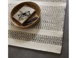 Alfombra De Salón^Alfombra de lana de estilo escandinavo 110x170 cm Gris natural Trondheim Beige
