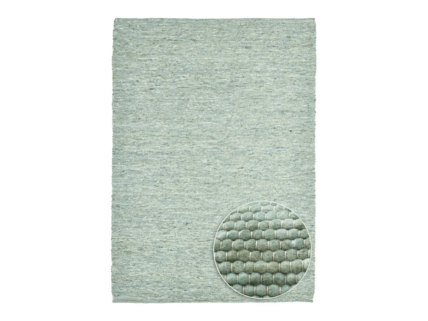 Alfombra De Salón^Alfombra de lana reversible tejida a mano 120x180 cm Alpen Verde