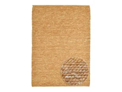 Alfombra de lana reversible tejida a mano 190x250 cm Terracota Alpen