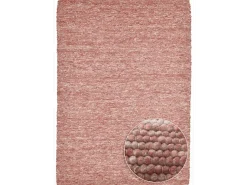 Alfombra de lana reversible tejida a mano 190x290 cm Rojo Alpen