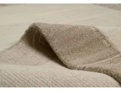 Alfombra de lana tejida a mano 190x290 cm Gris natural Nakarta