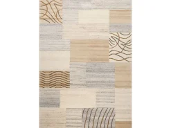 Alfombra de lana tejida a mano 190x290 cm Gris natural Nakarta