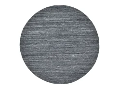 New Alfombra de lana UNI tejida a mano 100x100 cm Antracita Pure Gris antracita