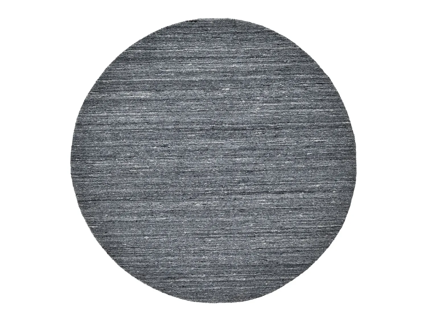 New Alfombra de lana UNI tejida a mano 100x100 cm Antracita Pure Gris antracita