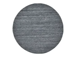 Alfombra de lana UNI tejida a mano 190x190 cm Antracita Pure