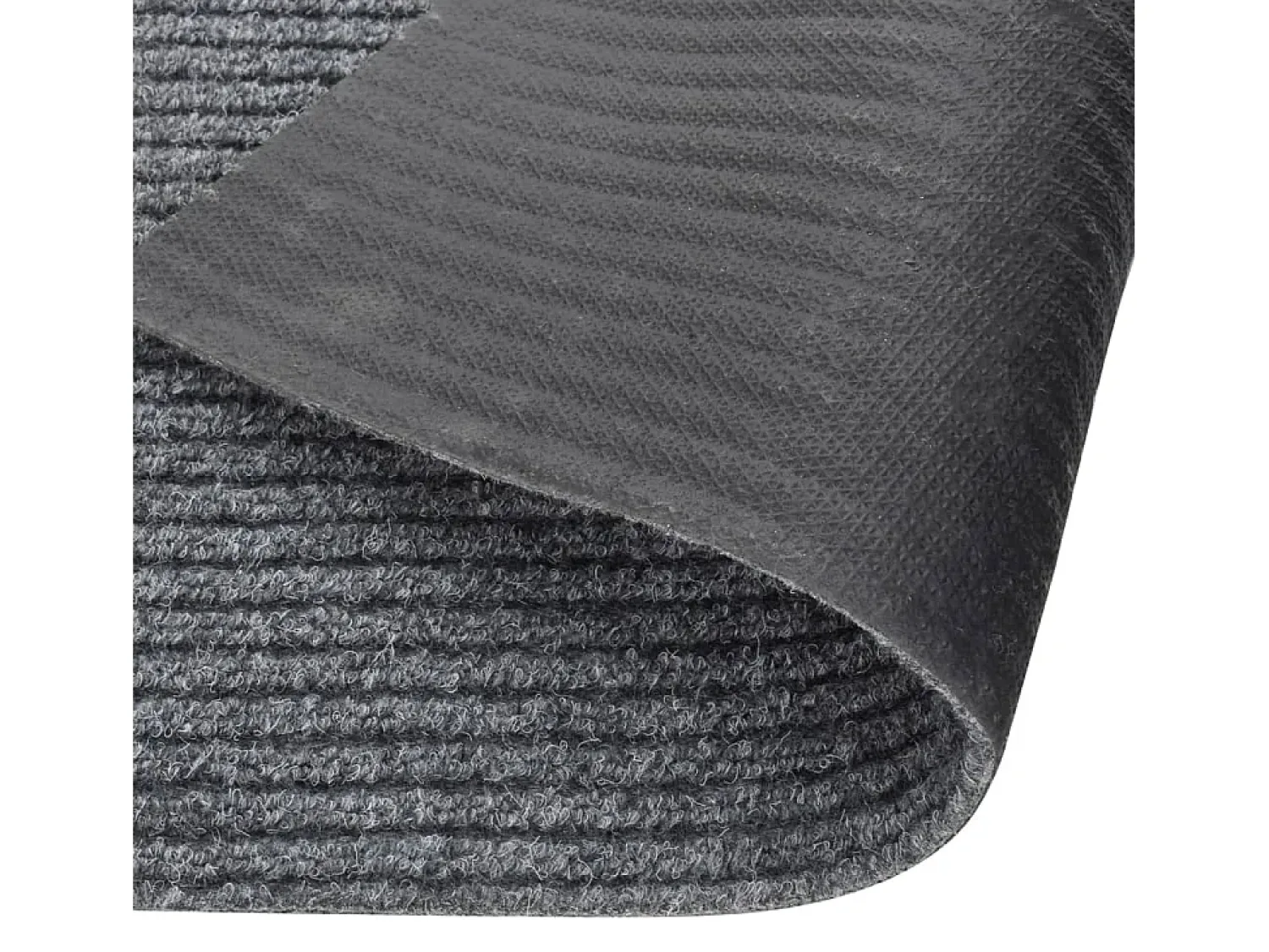 Clearance Clicnbuy Alfombra de pasillo atrapa suciedad 100x150 cm marrón Gris