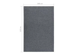 Clearance Clicnbuy Alfombra de pasillo atrapa suciedad 100x150 cm marrón Gris