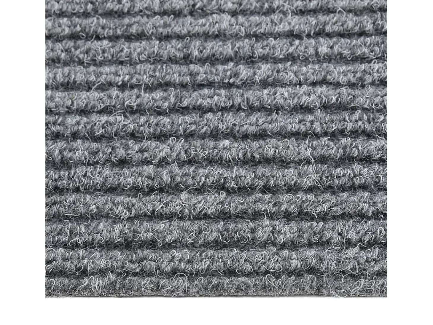 Alfombra de pasillo atrapa suciedad 100x250 cm gris