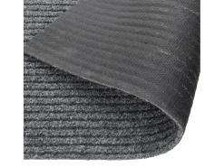 Alfombra de pasillo atrapa suciedad 100x250 cm gris