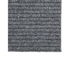 Alfombra de pasillo atrapa suciedad 100x250 cm gris