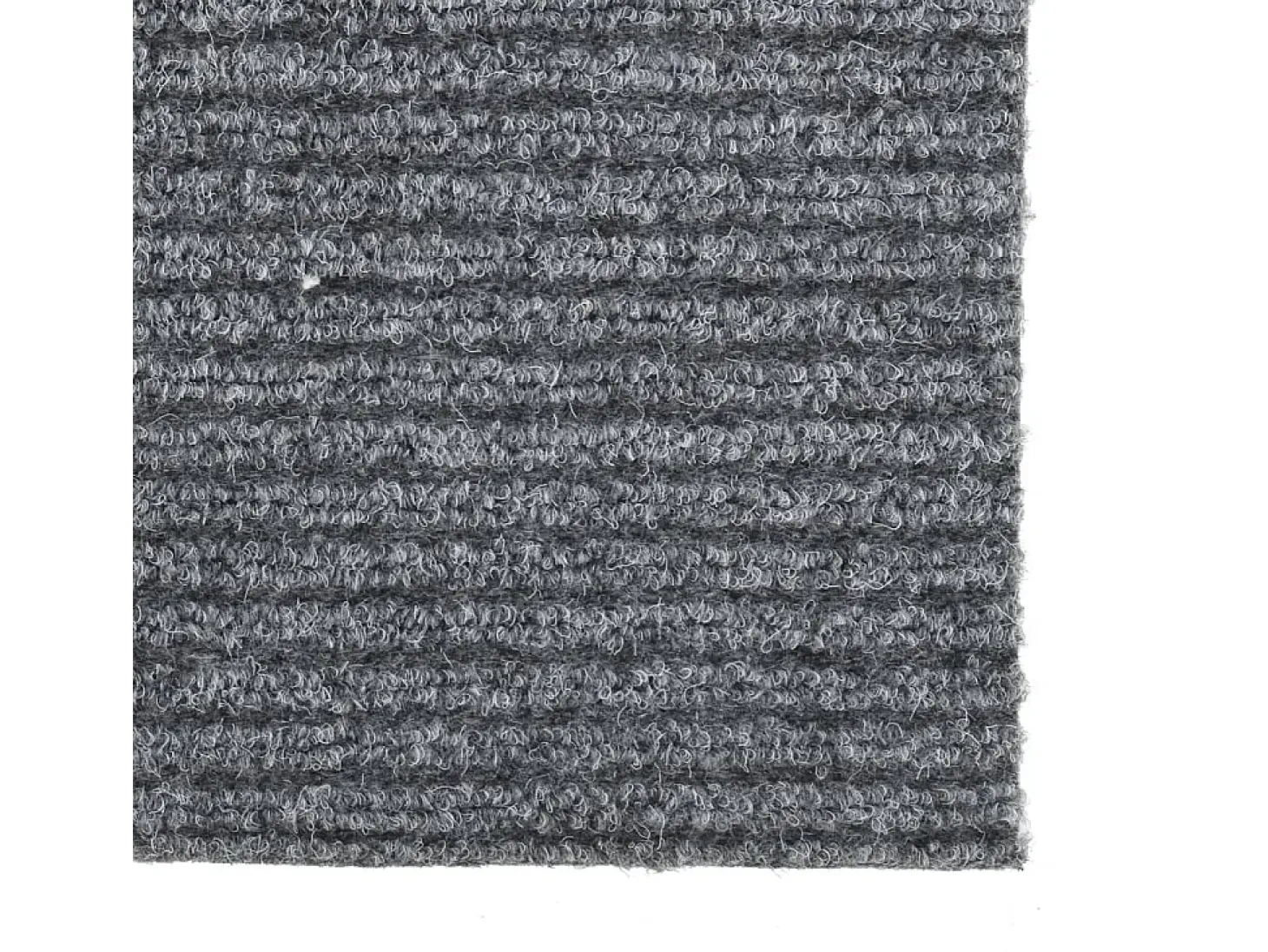 Alfombra de pasillo atrapa suciedad 100x250 cm gris