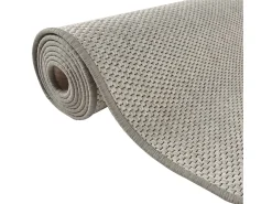 Alfombra de pasillo con aspecto de sisal gris taupe 50x300 cm ES565939