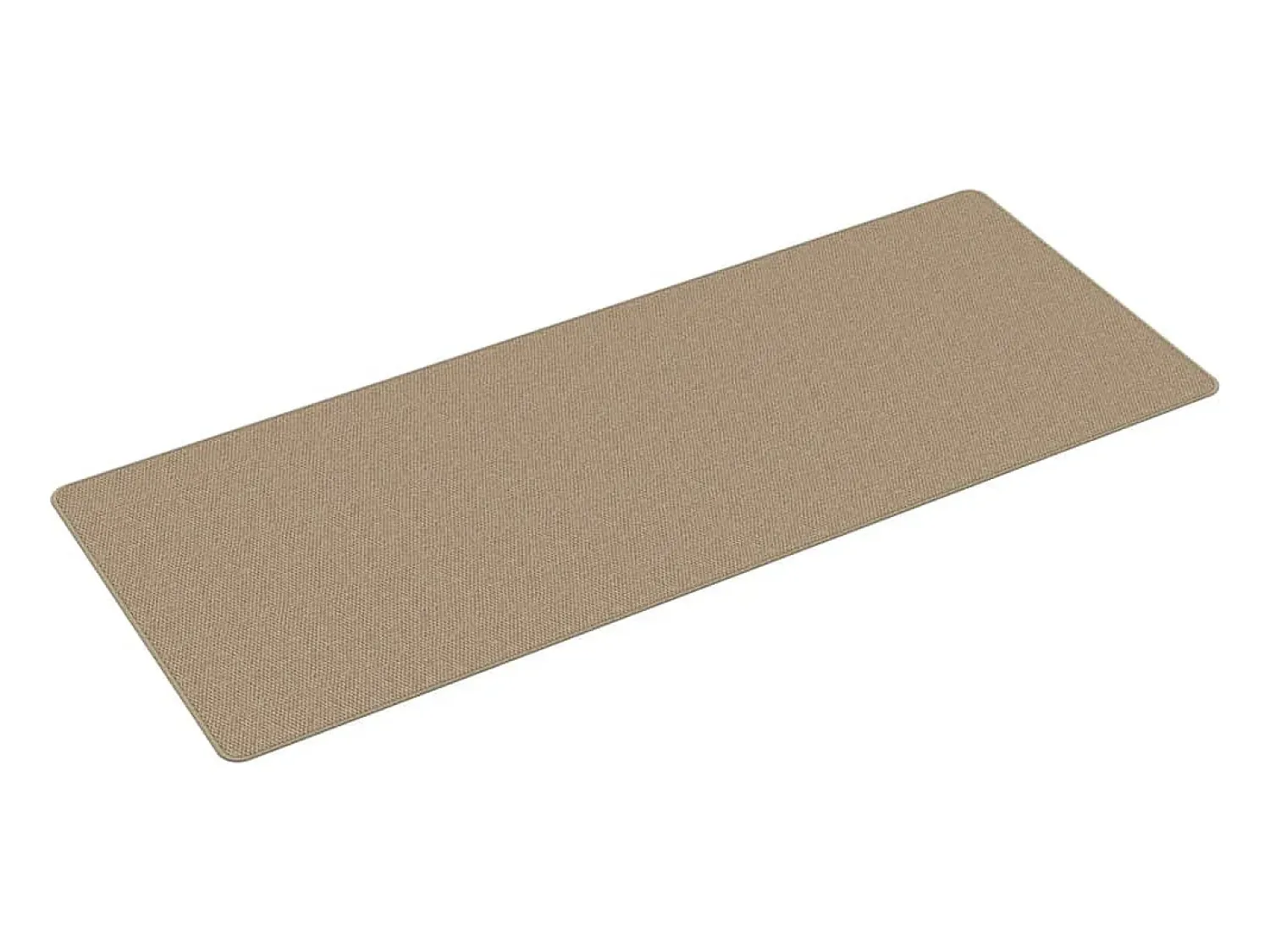 Clicnbuy Alfombra De Pasillo^Alfombra de pasillo con aspecto de sisal color arena 80x200 cm Marru00f3n