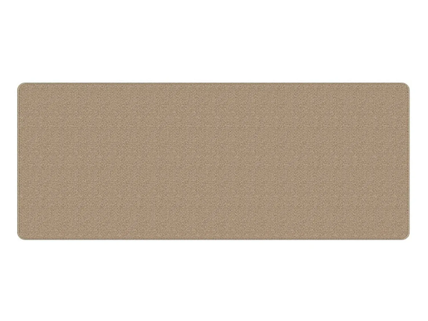 Clicnbuy Alfombra De Pasillo^Alfombra de pasillo con aspecto de sisal color arena 80x200 cm Marru00f3n