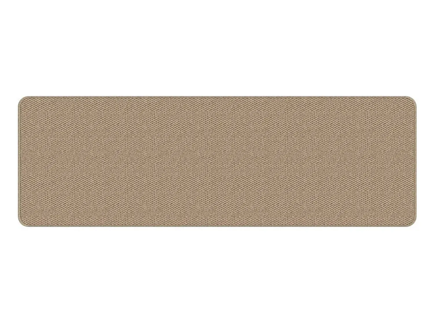Clicnbuy Alfombra De Pasillo^Alfombra de pasillo con aspecto de sisal color arena 50x150 cm Marru00f3n