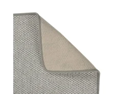 Alfombra de pasillo con aspecto de sisal gris taupe 80x300 cm ES965828