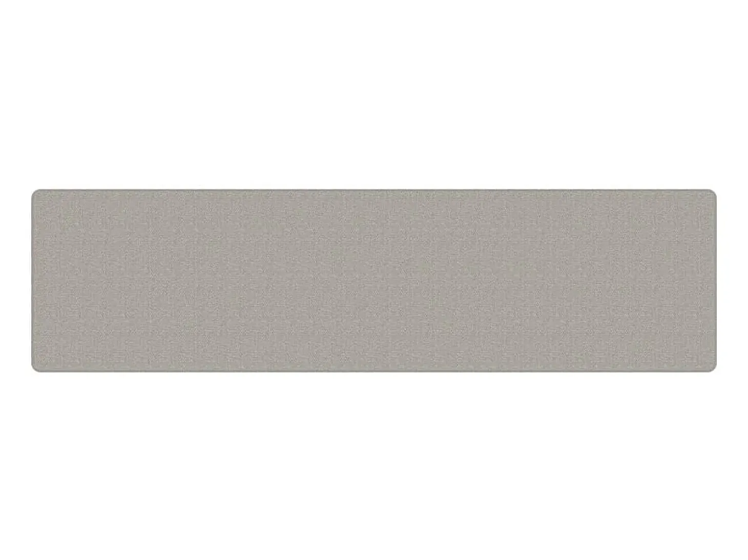 Alfombra de pasillo con aspecto de sisal gris taupe 80x300 cm ES965828