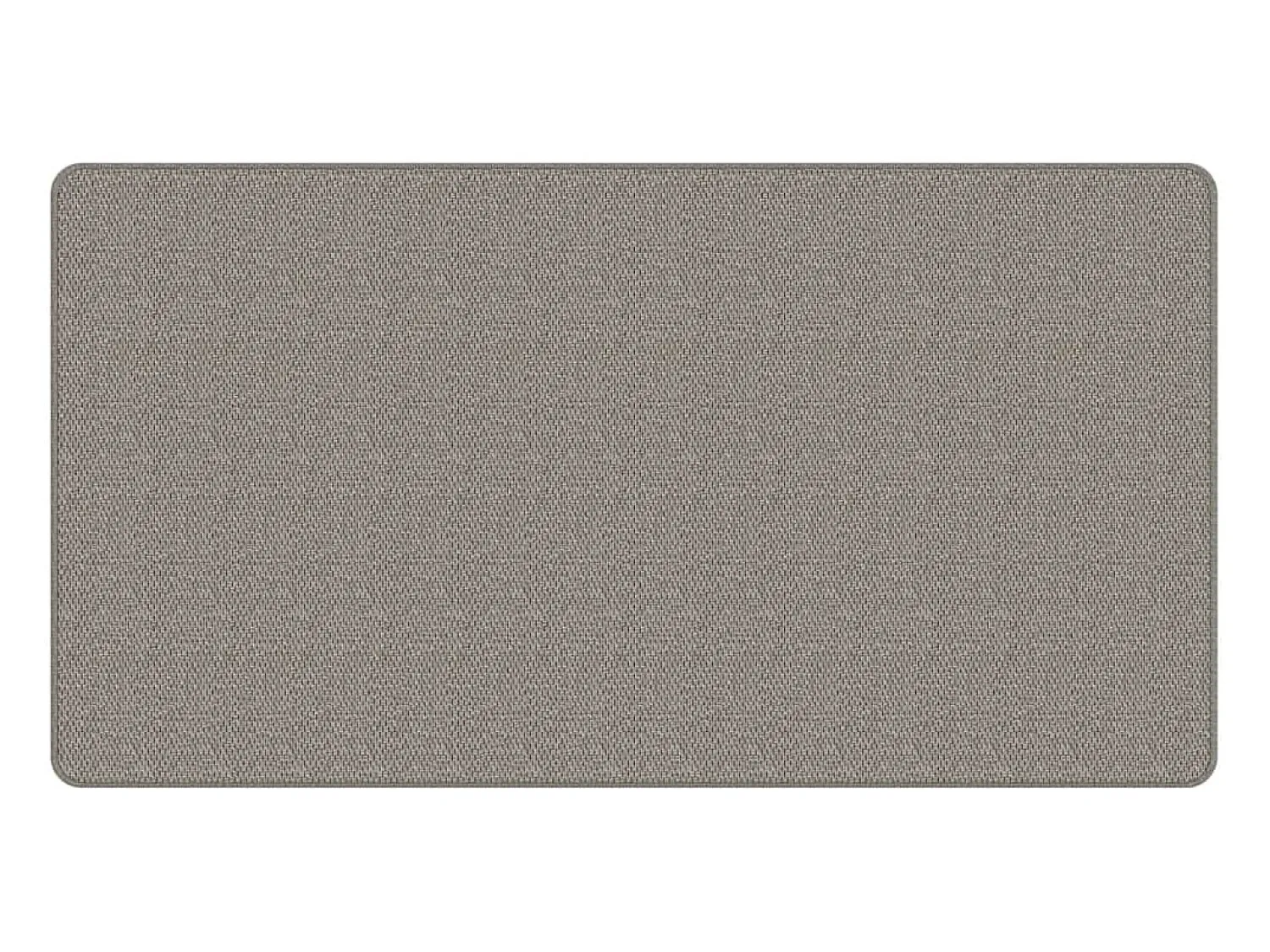Clicnbuy Alfombra De Pasillo^Alfombra de pasillo con aspecto de sisal plateada 80x150 cm Plateado