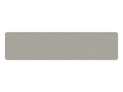 Alfombra de pasillo con aspecto de sisal gris taupe 50x200 cm