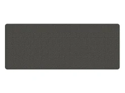 Alfombra De Cocina^Alfombra de pasillo con aspecto de sisal color antracita 80x200 cm Gris