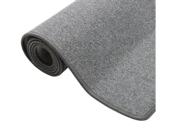 Alfombra de pasillo gris oscuro 50x150 cm ES705352