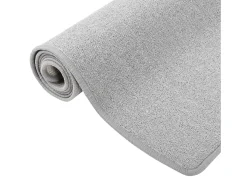 Clicnbuy Alfombra de pasillo claro 80x400 cm Gris